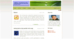 Desktop Screenshot of nikita.melnichenko.name